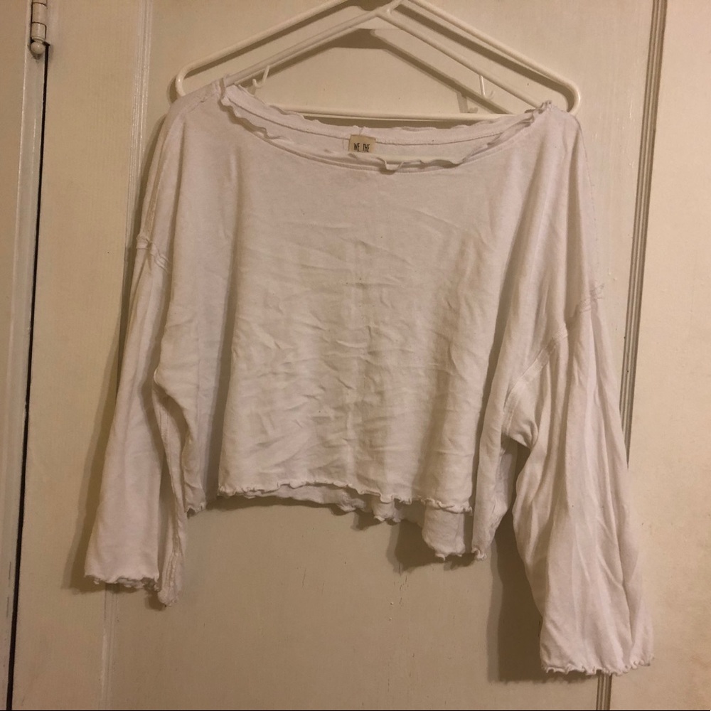 We the free bell sleeve jersey top